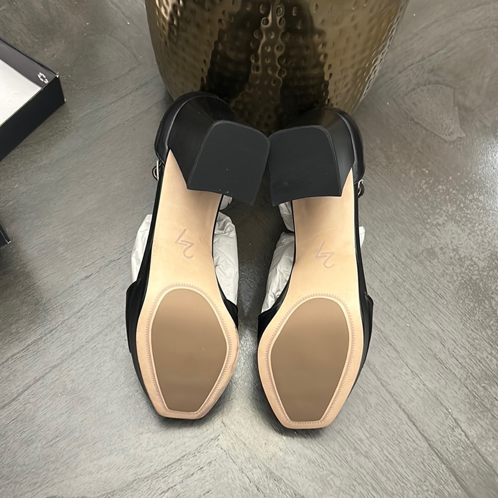 27 EDIT Naturalizer Jae Leather T-Strap Platform Dress Sandals - Picture 3 of 11